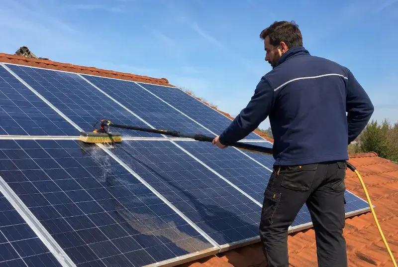 Nettoyage et entretien de panneaux solaires à Ternay